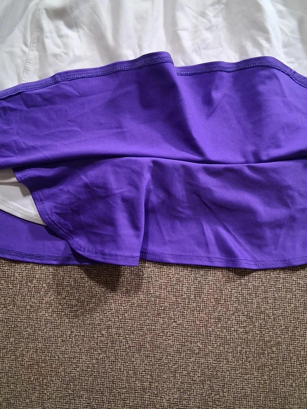 Tail White & Purple Flounce Golf Tennis Skort Skirt Size Medium